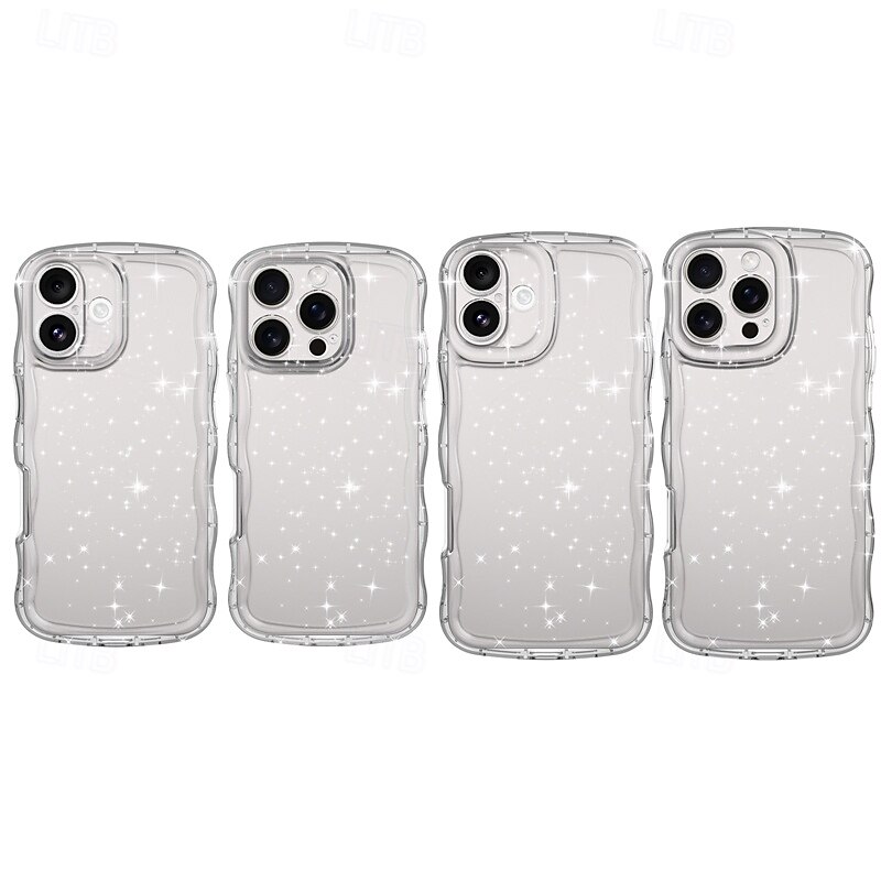 Phone Case For iPhone 16 Pro Max Plus 16 15 Pro Max Back Cover Shockproof Retro TPU