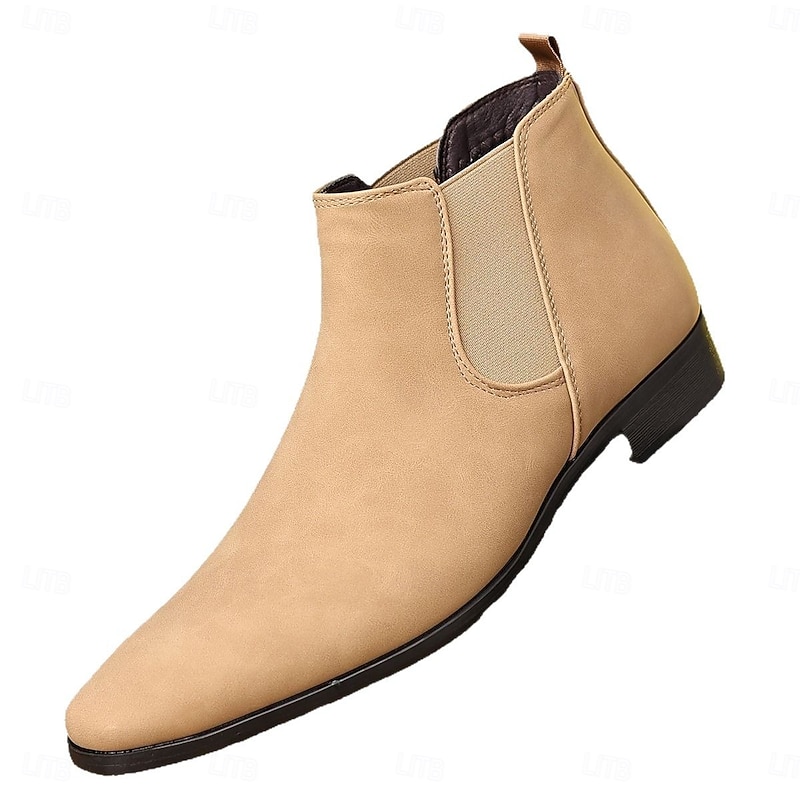 Men's Chelsea Boots- Business Casual Ankle Boots for Classic Office and Everyday Wear3