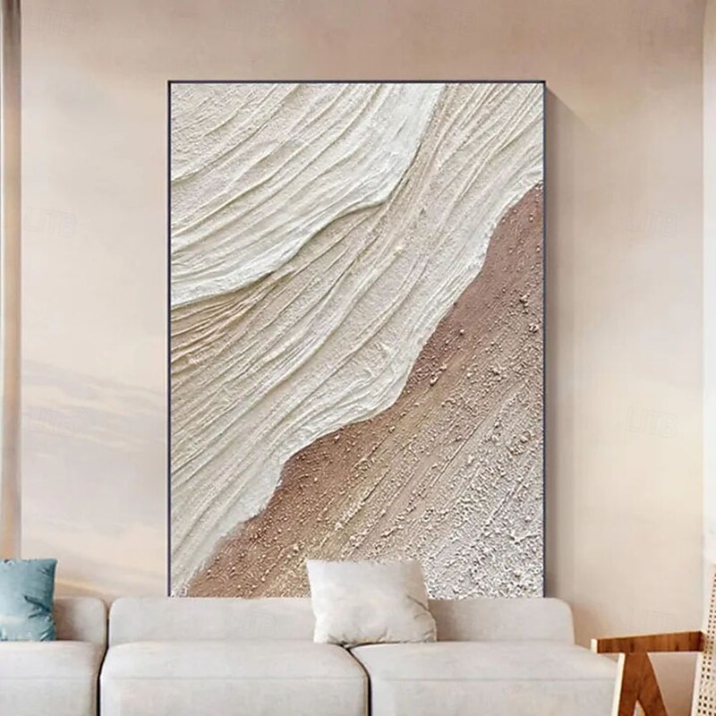 Handmade 3D wave Coastal  Oil Painting Landscape with Vibrant Color Palette and Textured Brushstrokes Showcasing Masterful Layering Techniques for Home Decor4