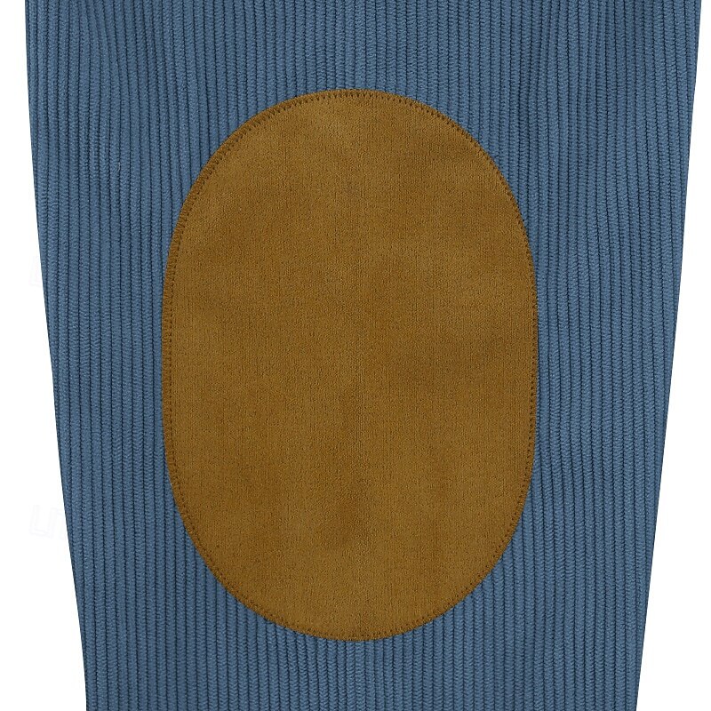 Men's Sweatshirt Quarter Zip Sweatshirt Apricot Black White Army Green Navy Blue Half Zip Color Block Patchwork Sports & Outdoor Daily Holiday Polyester Corduroy Streetwear Basic Casual Spring Fall3