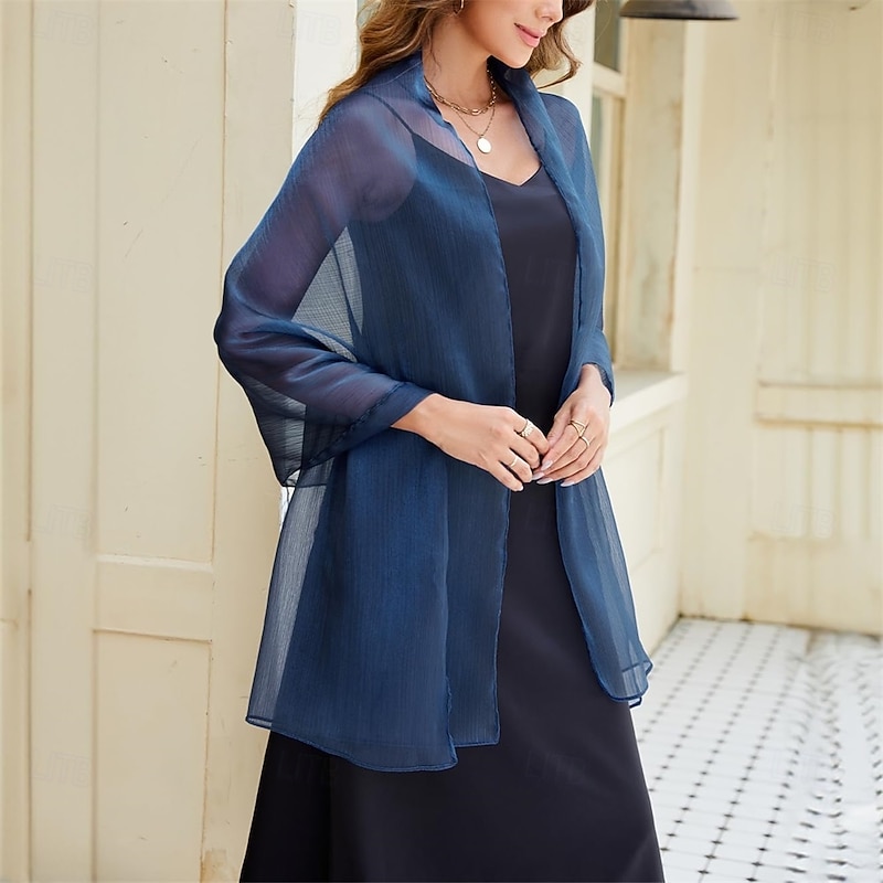Shawls and Wraps for Evening Dresses Women Soft Shimmer Scarf Wedding Guest Shawl Wrap4