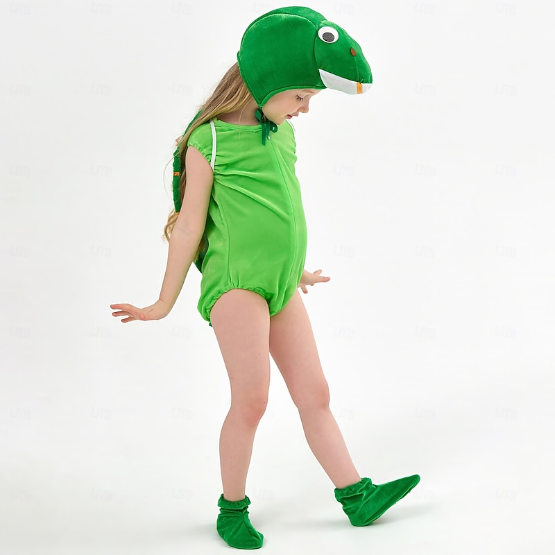 Animal Turtle Halloween Cosplay Costume Outfits Funny Costumes Cosplay Kid's Boys' Girls' Halloween Carnival Mardi Gras Performance Party Easy Halloween Costumes Dress Up4