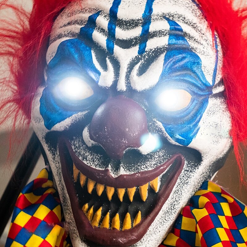 Halloween New Clown Door Curtain Hanging Decoration Amusement Park Outdoor Large Electric Sound-activated Sensory Prop4