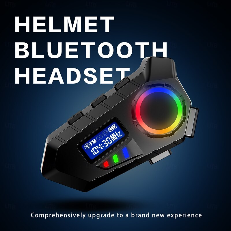 Factory OEM K09 FM Transmitter Bluetooth Headsets Helmet Headsets Ear hanging style Bluetooth Radio Durable Stereo FM Radio Motorcycle2