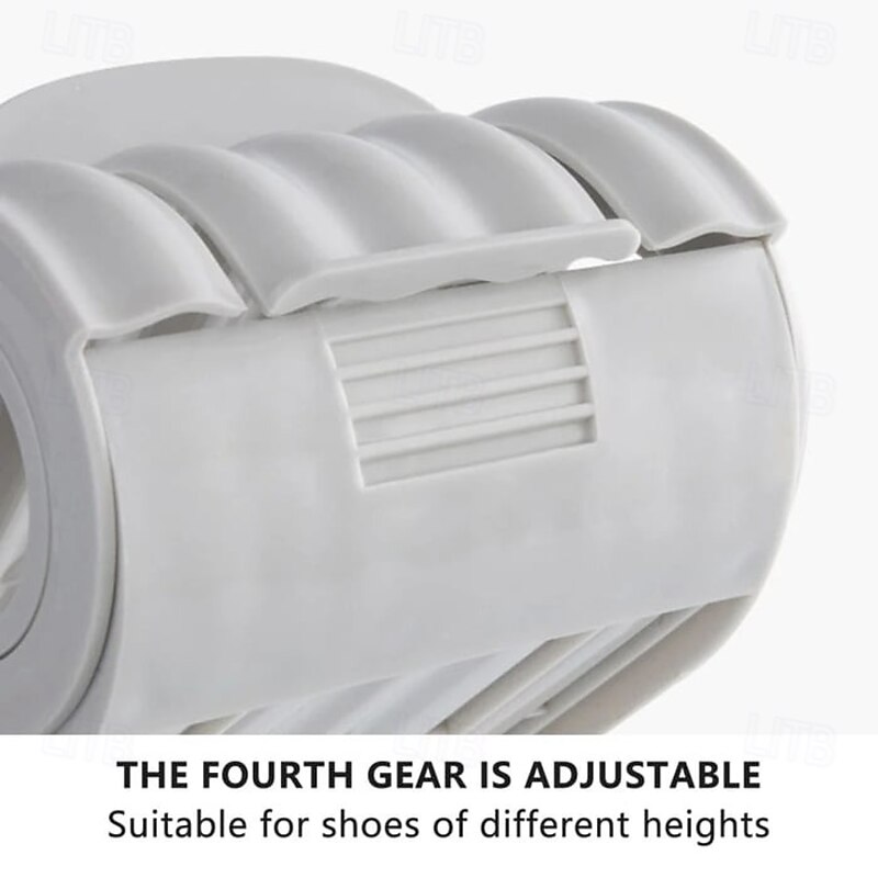 2 PCS Shoes Storage Rack Save Space Double Layer Adjustable Shoe Organizer Multi Tier Shoe Holder Perfect Closet Divider Shelf Space Saving Shoe Storage Solution4