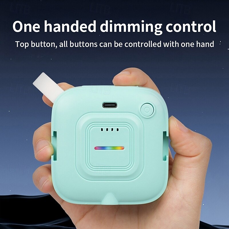 Mini Video Light Smartphone Selfie LED Camera Light with Built-in Lithium Battery for iPhone iPad Sumsung All Kinds Photography Phones2