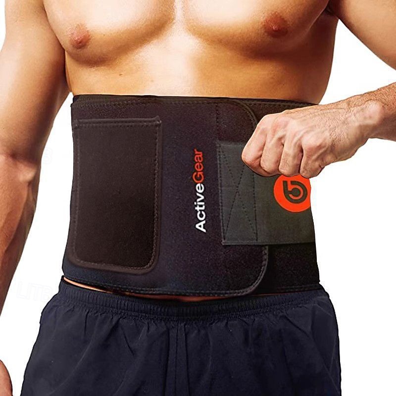 Plain Support Increased Core Stability Waist Trimmer Wrap For Gym Workout Running2