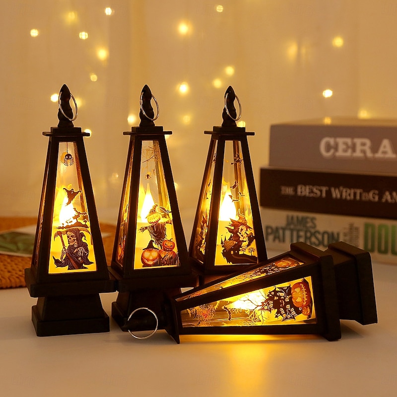 1 Pc 16 * 5.5CM Halloween decoration LED wind light candle light indoor and outdoor party decoration ornament light2