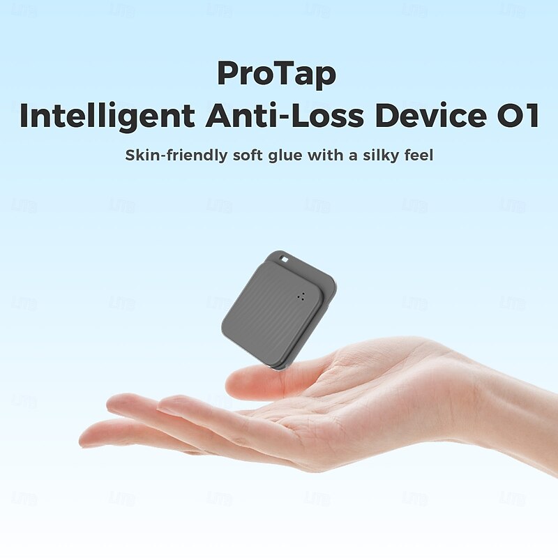 Protap Smart GPS Tracker & Locator Portable Anti-Loss Device IP65 Dustproof Waterproof Feature Compatible Android IOS Systems