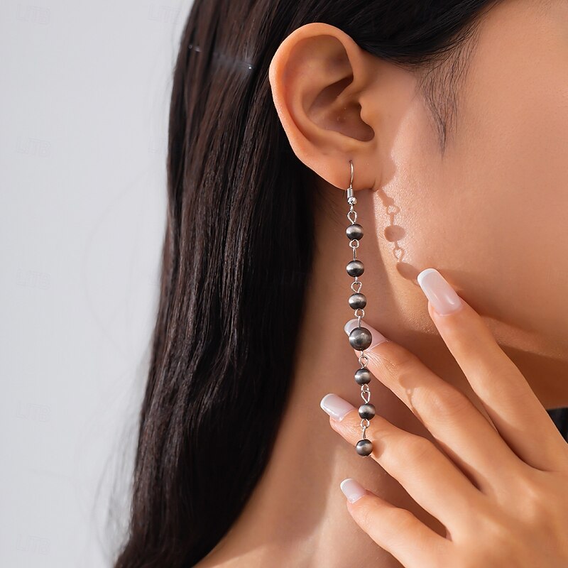 Women's Drop Earrings Retro Precious Elegant Vintage Simple Opal Earrings Jewelry Light Coffee For Wedding Party Holiday 1 Pair