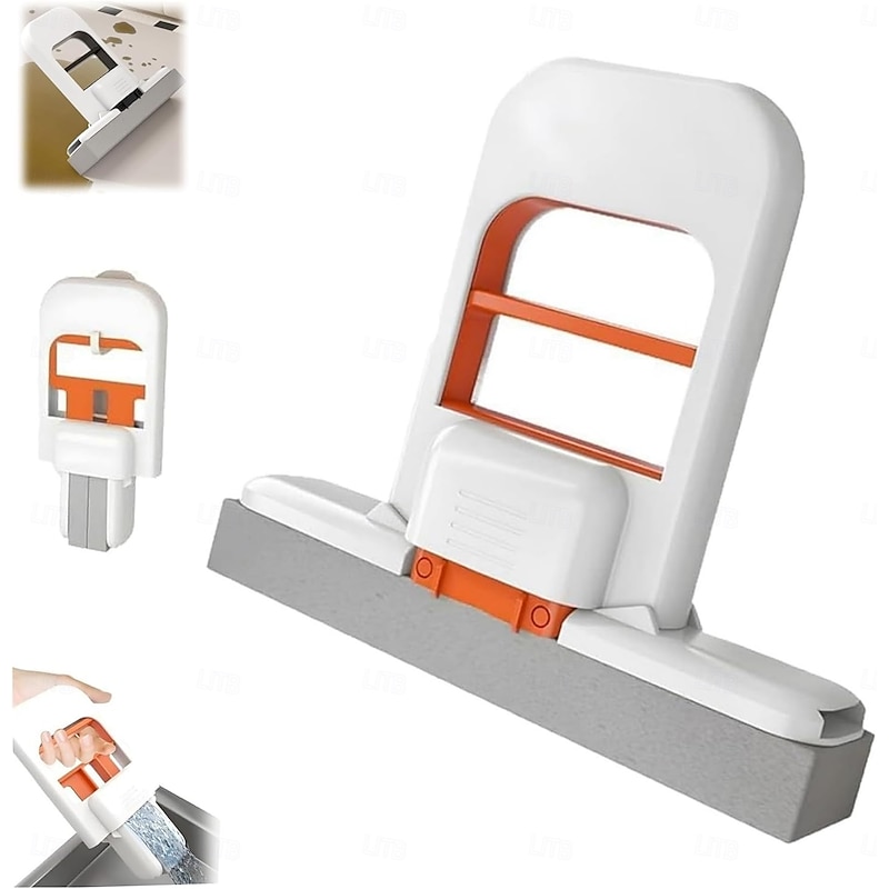 Mini Foldable Desktop Mop Foldable Durable Hands-Free Desktop Lazy Mop Suitable for Kitchen, Bathroom, Desktop, Super Absorbent, Lazy Cleaning Gadget2