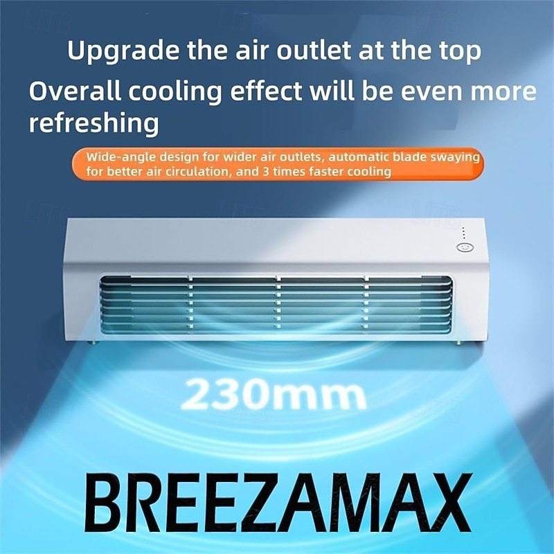 Portable Bladeless Mini Air Conditioner Compact And Delicate Ultra-quiet And Energy-efficient Suitable For Bedrooms Offices And Dormitories.3