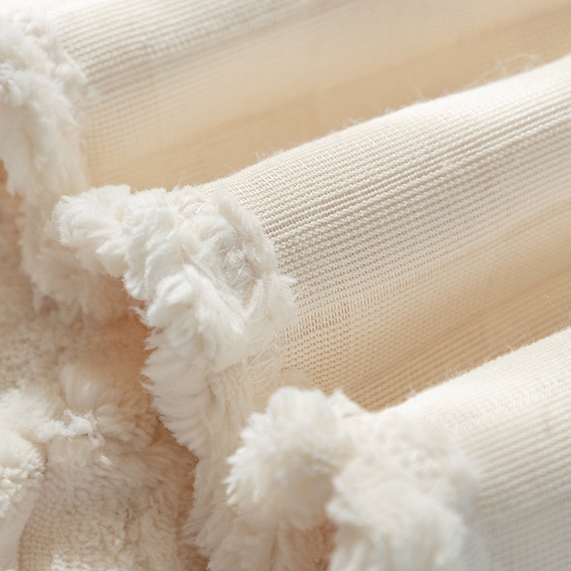 Plush Couch Cover for Pets, Pet Friendly Full-Cover Sofa Throw Blanket, Anti-Scratch Ins Style Sofa Protector, Warm All-Season Couch Slipcover for Living Room3