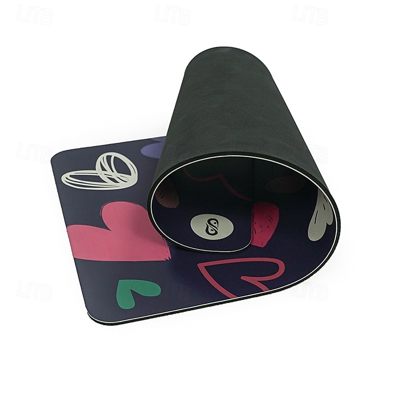 Exercise Yoga Mat 64*33 cm Durable PU(Polyurethane) for Exercise & Fitness Pilates Black3