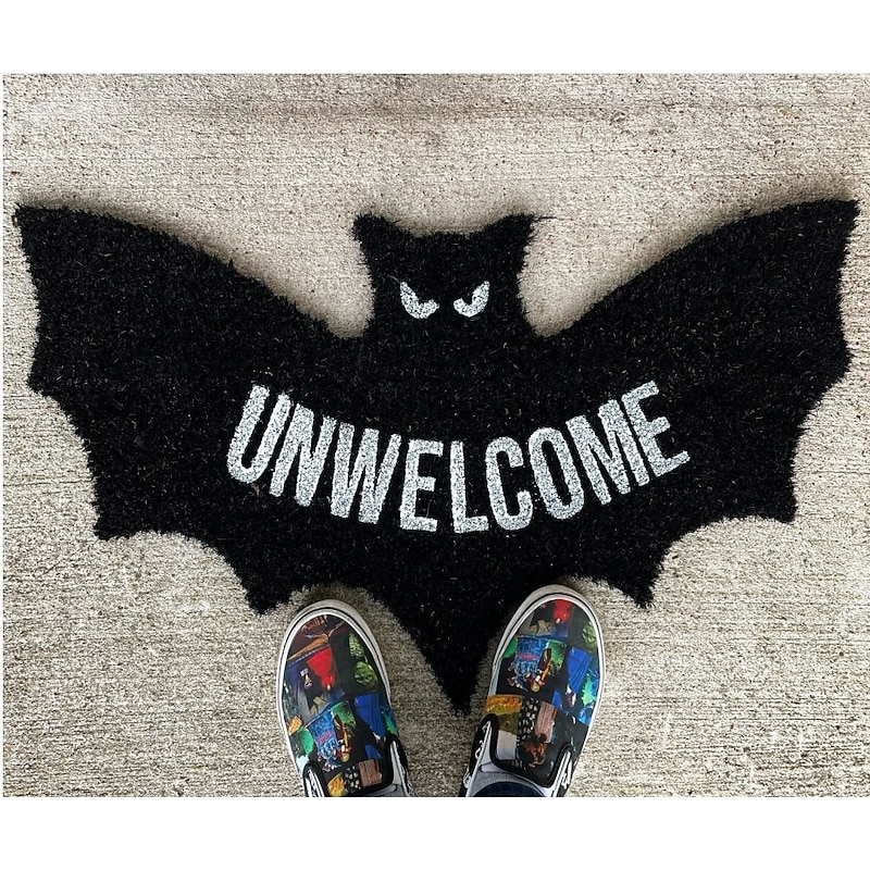 Halloween Faux Cashmere Flannel Rug, Soft Plush Carpet for Living Room & Bedroom, Festive Atmosphere Bedside Decoration