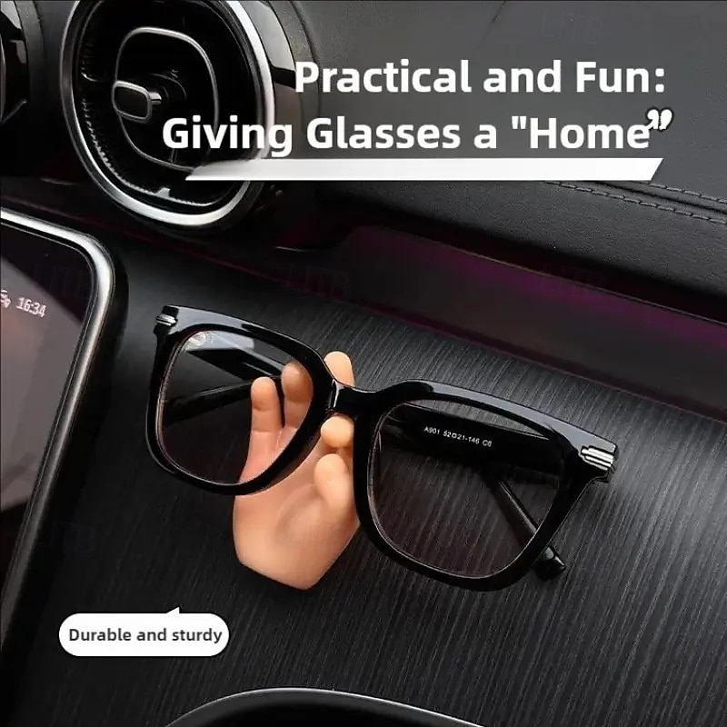 OK Multi-functional Car Glasses Clip Glasses Frame Charging Cable Car Storage Car Fashion Glasses Clip Creative Car Interior Accessories3