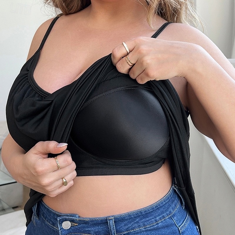 Women's Gartered Lingerie BacklessNightwearCotton Holiday Weekend Solid Colored Casual Black White Pink Gray Summer