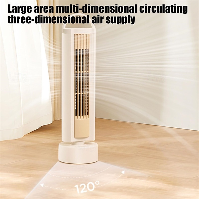 Oscillating Tower Fan Desk Air Conditioner With 3 Speed Settings 120 Oscillation Quiet Table Cooling Fan For Home Office Bedroom