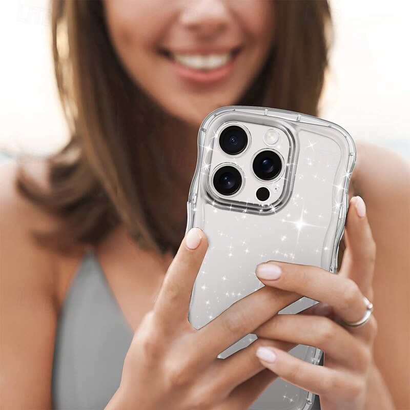 Phone Case For iPhone 16 Pro Max Plus 16 15 Pro Max Back Cover Shockproof Retro TPU2