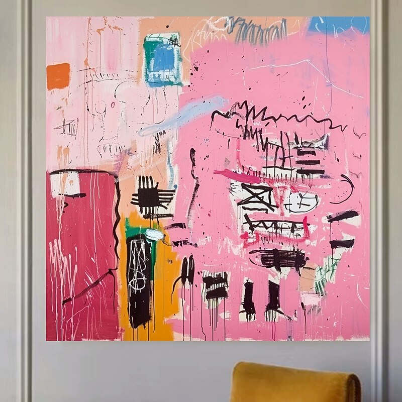 Original canvas painting, handmade painting, 3d thick oil painting, colorful abstract painting, living room wall art, wall decoration, gift2