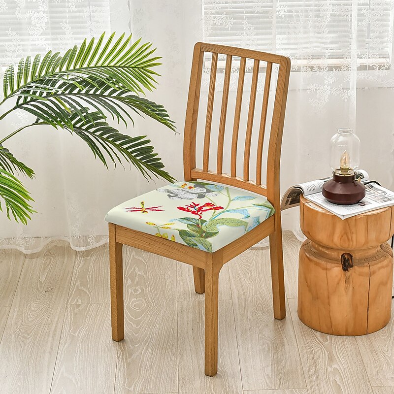 Office Chair Cover and Stool Cover, Geometric Printed Polyester Slipcovers, Stretch Furniture Protector for Home Office4