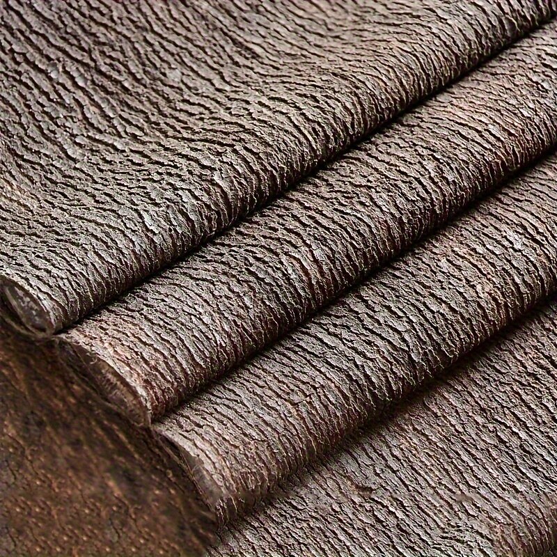 Soft Rubber Faux Tree Bark Roll Versatile, Cut-to-Size for DIY Home Decor, Wall & Column Covering - Available in Multiple Sizes