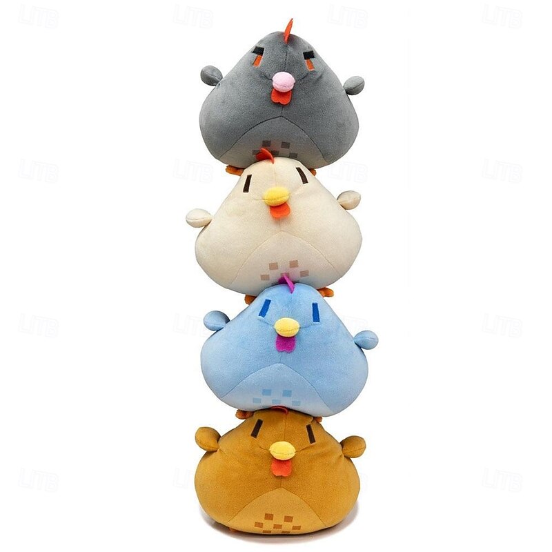 Video Game Valley Chicken Plush Toy Chicken Pillow Game Peripheral Stuffed Animal Surprise Gifts for Boys and Girls Stardew Merch2