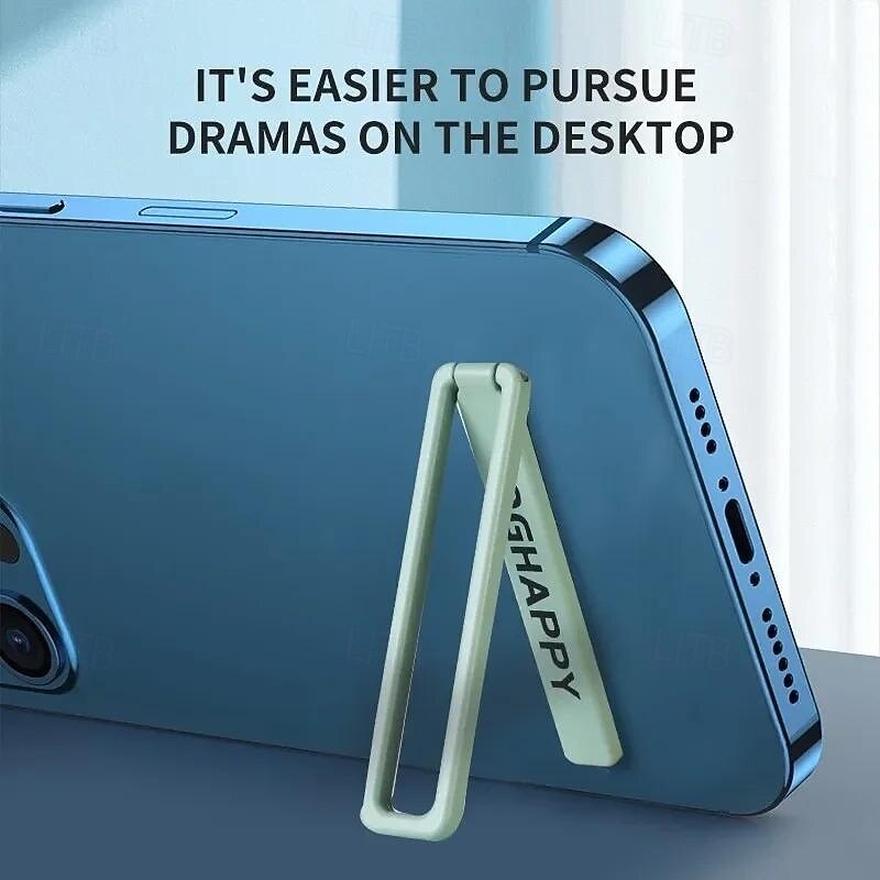 Ultra Thin Foldable Mobile Phone Holder Bracket Magnetic Metal Alloy Desktop Cell Phone Stands Universal Phone Support Kickstand2