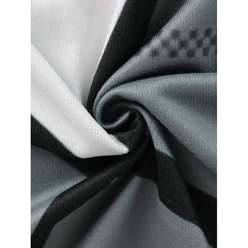 Women's Mini Dress T Shirt Dress Tee Dress Shift Dress Vacation Casual Daily Holiday Date Regular Fit Graphic Geometric Long Sleeve Crew Neck Black Spring Fall Winter4