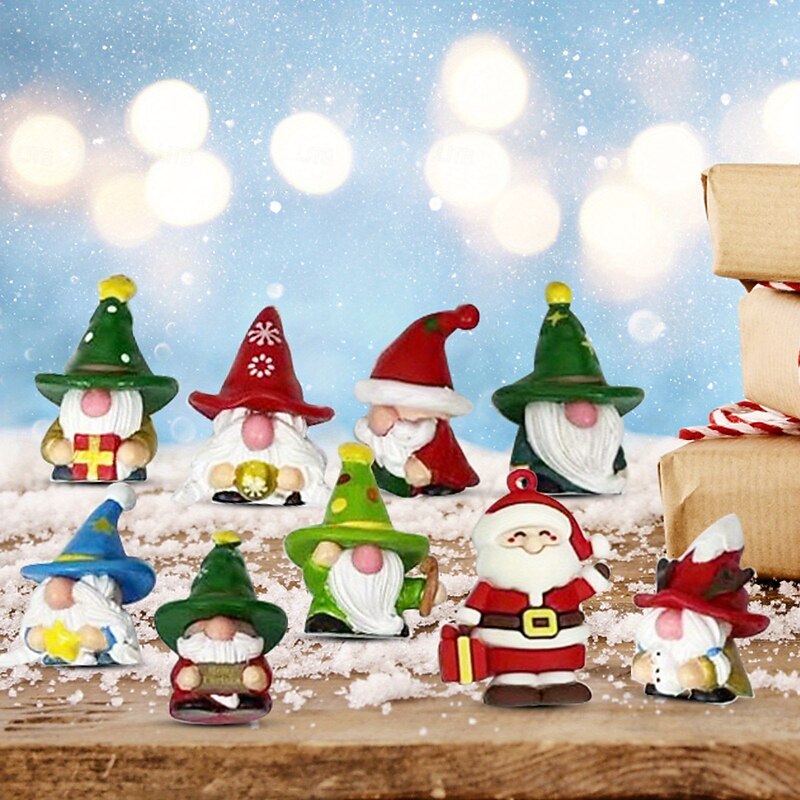 Christmas Dwarf Gnome Arrival Calendar 2025 3D Dwarf Christmas Countdown Calendar Decorations with 24 Dwarf Dolls Christmas Gnome Gifts for Women Adults Kids4