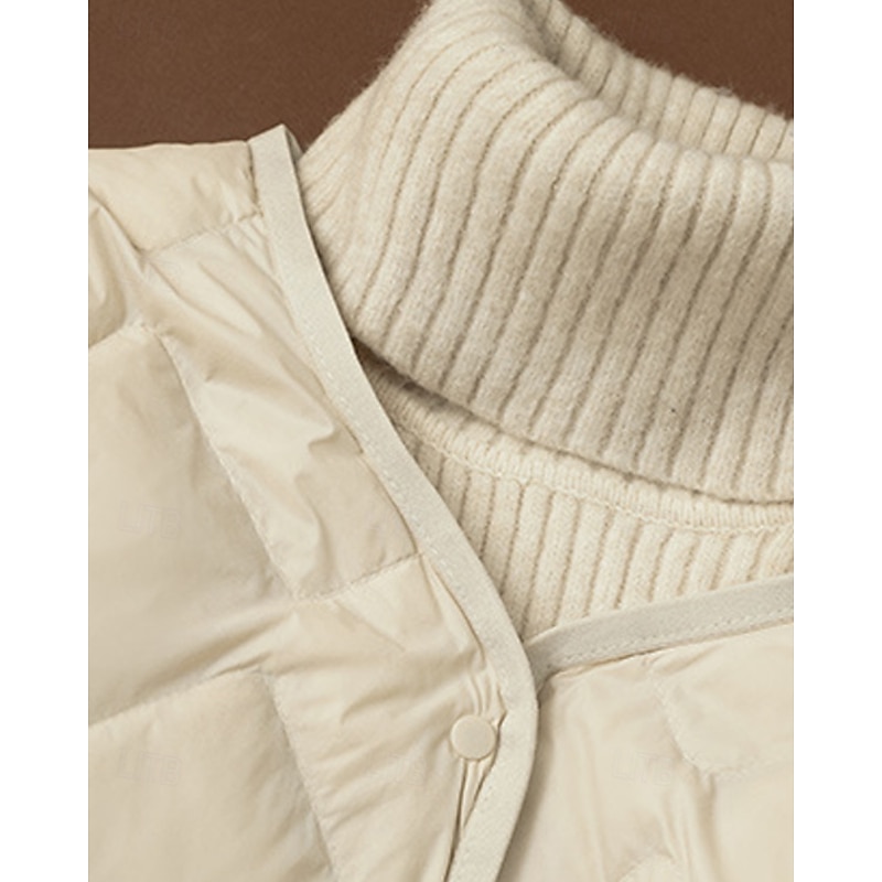 Women's Down Jacket Coat Warm Comfortable Buttons Fashion Plain Outdoor Vacation Going out Weekend Single Breasted Long V Neck Regular Fit Long Sleeve Outerwear Black Dark Green Khaki Fall Winter4