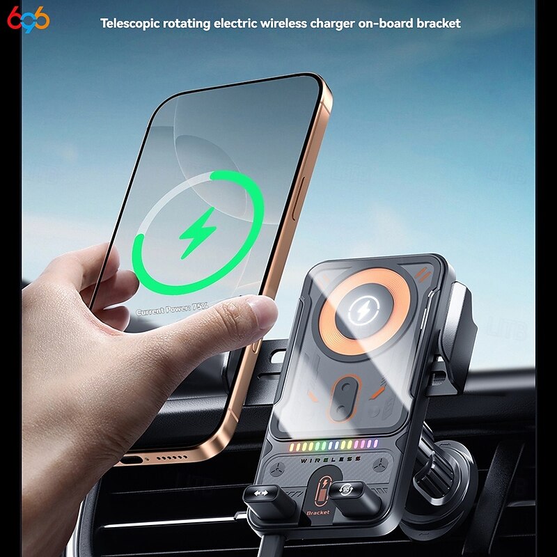 Car Vent Phone Mount Rotatable Adjustable Removable Phone Holder for Car Dashboard Car Truck Compatible with All Mobile Phone Phone Accessory4