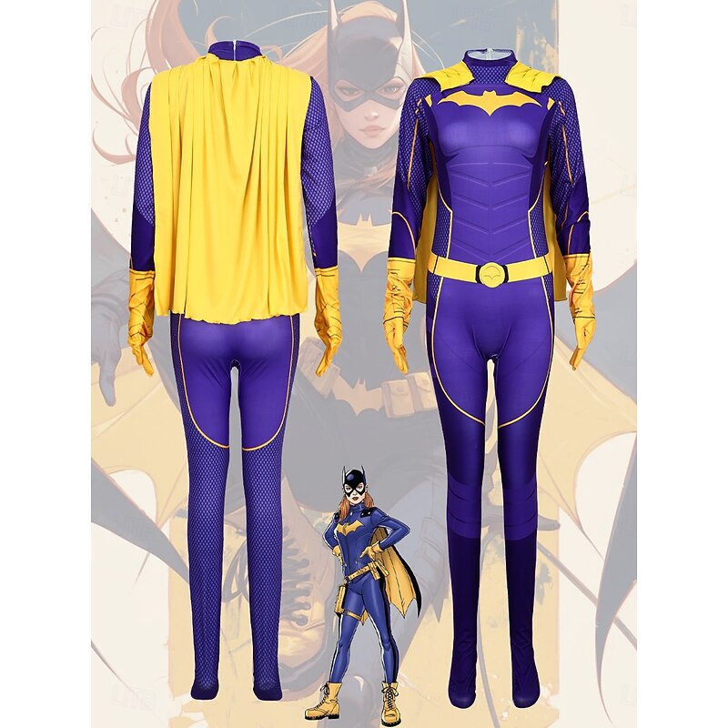 Batwoman Zentai Suits Masquerade Cosplay Costume Party Movie Cosplay for Women's Adults Masquerade Bachelorette Party