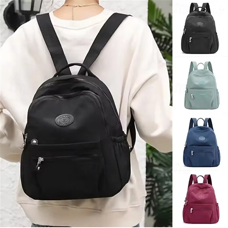 Small Backpack Women Man Travel Large Capacity Rucksack School Shoulder Bag Casual Fashion Mini Daypack2
