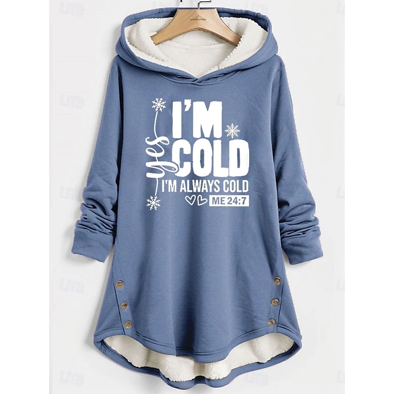 Women's Hoodies Graphic Letter Warm Casual Fuzzy Long Sleeve Hooded Long Tops Casual Sports Print Pink Blue Gray Fall Winter2