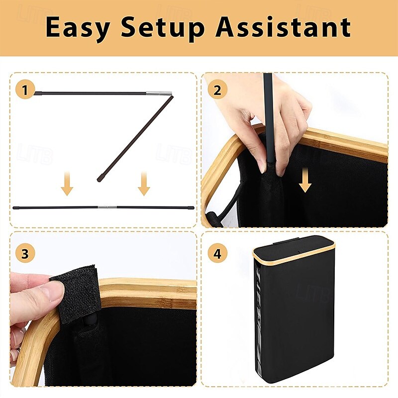 Narrow Gap Toilet Paper Storage Organizer – Large Capacity Holds 18/24 Rolls, Oxford Fabric with Bamboo Frame, Slim Space-Saving Bathroom Storage Shelf for Toilet, Kitchen, Bedroom, or Office3