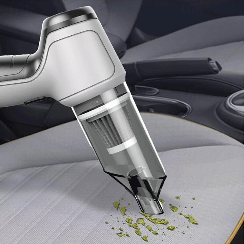 Mini Handheld Cordless Vacuum Cleaner 3 in 1 High Suction Car Vacuum Blower Small Wireless Portable Dust Remover for Auto Interior Cleaning and Home Use