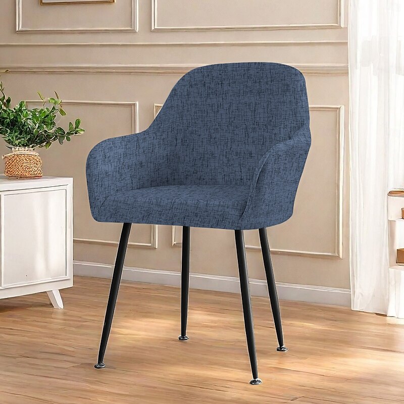 Kitken Office Chair Cover Stool Chair Cover Geometric Printed Polyester Slipcovers2