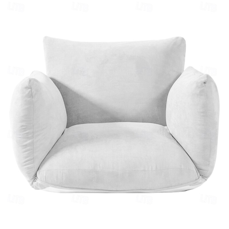 MUJI Style Sofa Cover - Solid Color Quilted Velvet Slipcover Stretchable Furniture Protector2