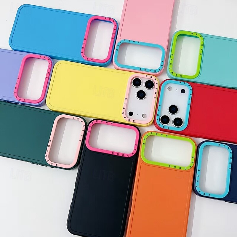Phone Case For iPhone 17 Air 16 15 14 Pro Max Plus 16e 13 Pro Max Mini Back Cover Shockproof Color Gradient Silicone2