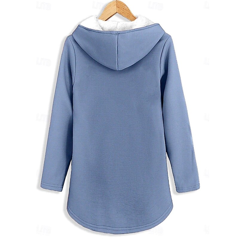 Women's Pullover Hoodie Sweatshirt Graphic Letter Christmas Warm Casual Fuzzy Long Sleeve Hooded Long Tops Casual Sports Print Pink Blue Gray Fall Winter3