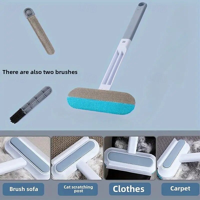 Durable Pet Hair Remover Brush for Dogs & Cats – Reusable, Washable, Gentle on Furniture, Sofas, Carpets, Clothing & Bedding – Pet Grooming Tool, Sturdy Plastic3