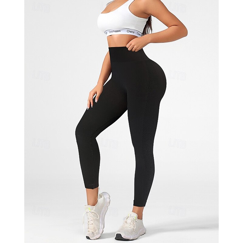 Women's Slacks Leggings Cozy Leggings Streetwear Casual Full Length Natural Plain Elastic Waist Comfortable Street Holiday Daily Wear Black Dark Navy Fall Regular Fit4