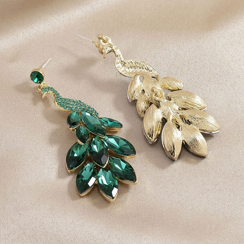 Hoop Earrings Vintage Style Pear Cut Drop Vintage Fashion Statement Earrings Jewelry Dark Pink / Turquoise / Light Pink For Wedding Party Holiday 1 Pair4