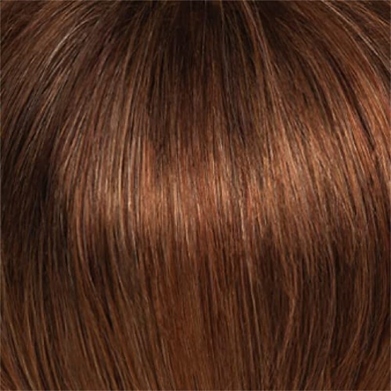 Women’s Short Brown Layered Pixie Wig with Bangs Natural Looking Realistic Synthetic Hair Heat Resistant Elegant Daily Wear Fashion Style2