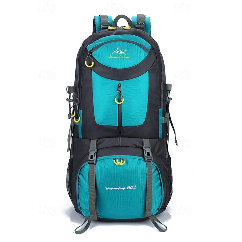 Men's 60L Hiking Backpack – Durable and Spacious Outdoor Backpack with Water-Resistant Fabric, Multiple Compartments, and Comfortable Fit for Trekking, Camping and Travel3