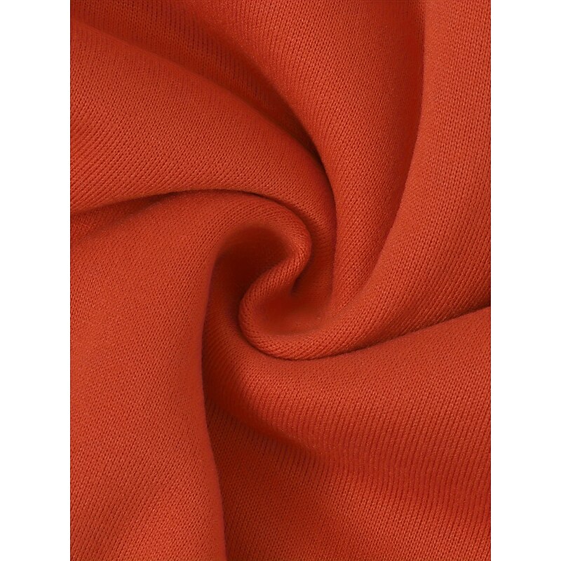 Halloween Women's Pullover Ghost Graphic Letter Casual Long Sleeve Crew Neck Regular Tops Street Dailywear Casual Print Orange Spring Fall Winter3