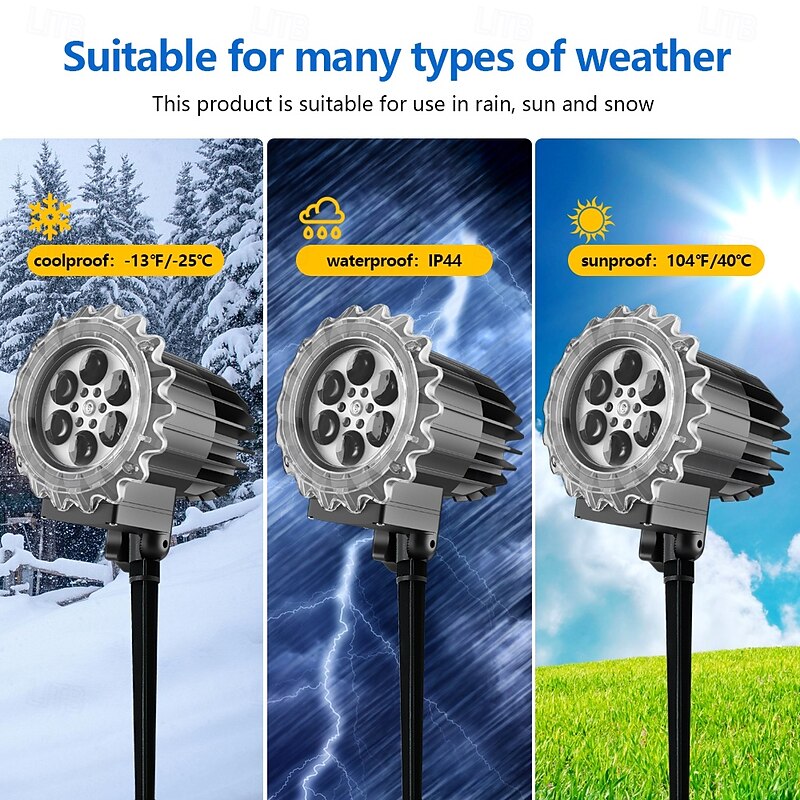 1 Pc Halloween Outdoor High Brightness Stereoscopic Projection Light Skeleton Reaper Ground Plug in Wall Light Vertical Festival Atmosphere Decorative Light US/EU/UK/AU Plug3