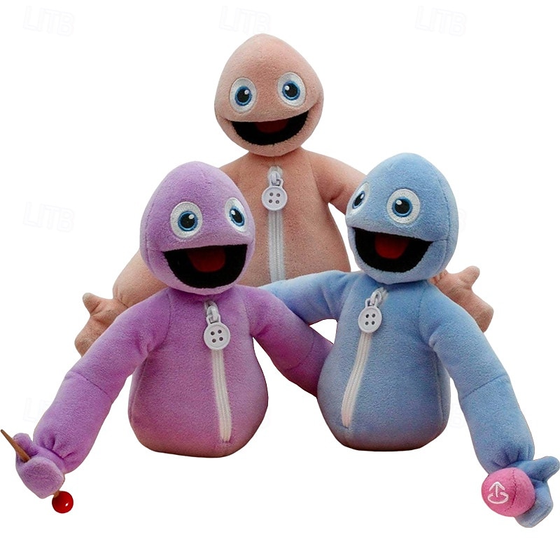 Yeeps Plush - 7.8 Plush Toys Stuffed Animals Dolls in Purple Beige and Blue Perfect for Kids and Adults Ideal for Birthdays Christmas4