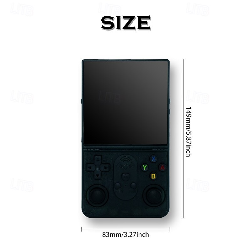 5 colors available Open Source T16 max Game Console 64G Retro Handheld Video Player Linux System 4.0 Inch IPS Screen Portable Game Player2